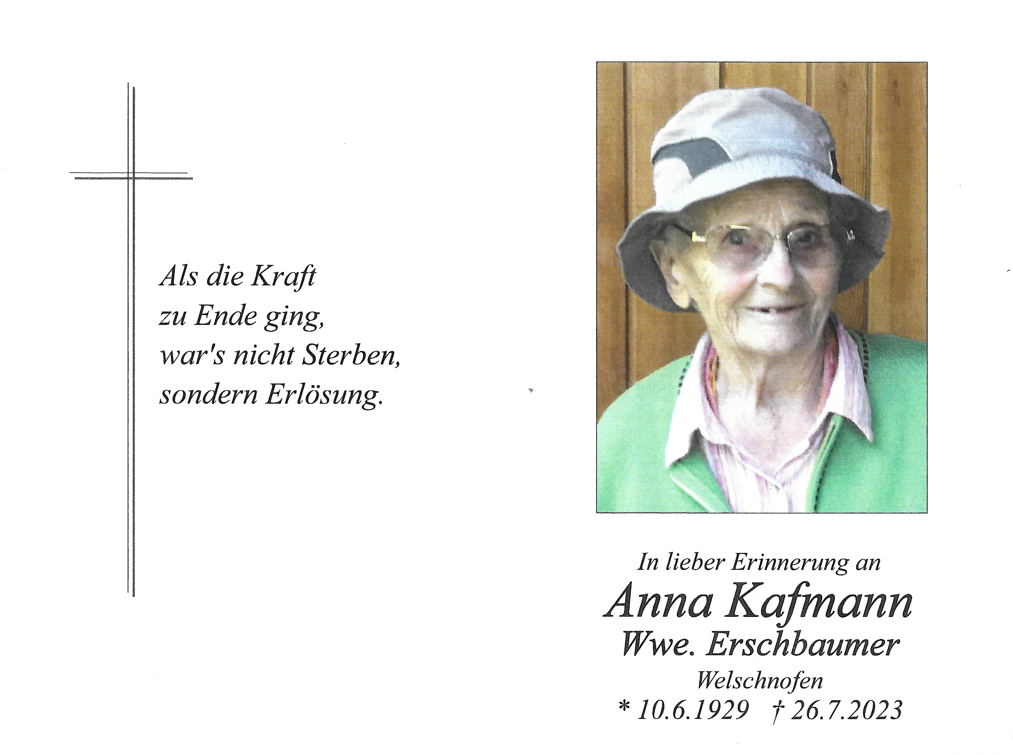 Anna Kafmann Erschbaumer