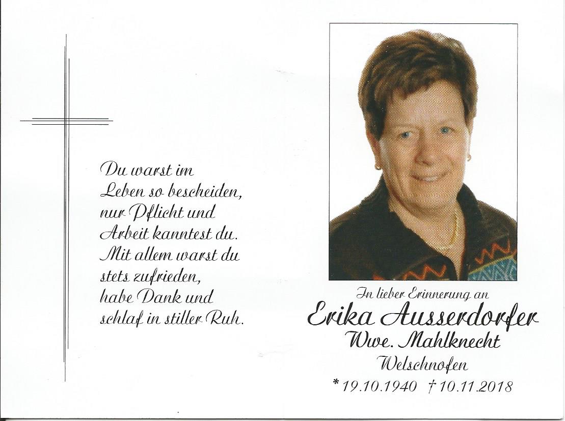 Erika Ausserdorfer Wwe. Mahlknecht