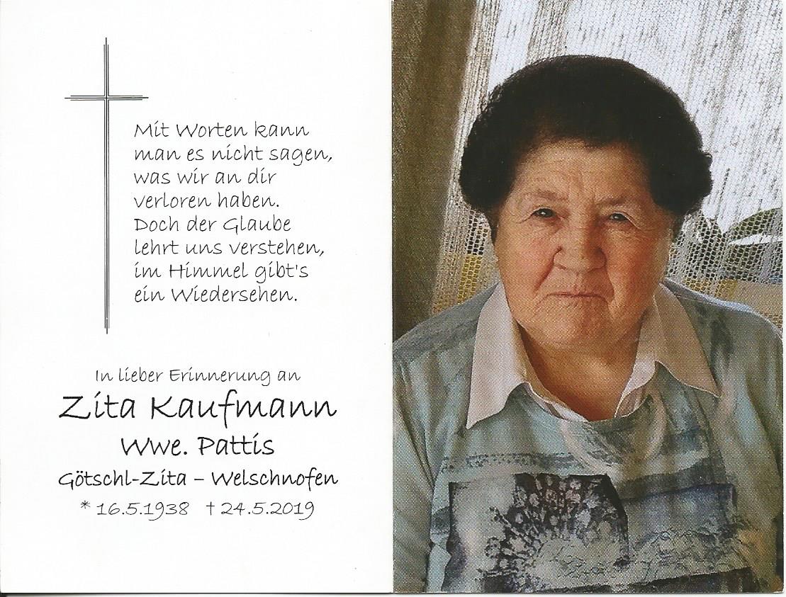 Zita Kaufmann Wwe. Pattis