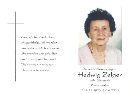 Hedwig Zelger