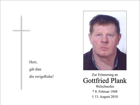 Plank Gottfried