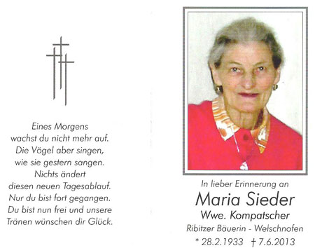 Maria Sieder